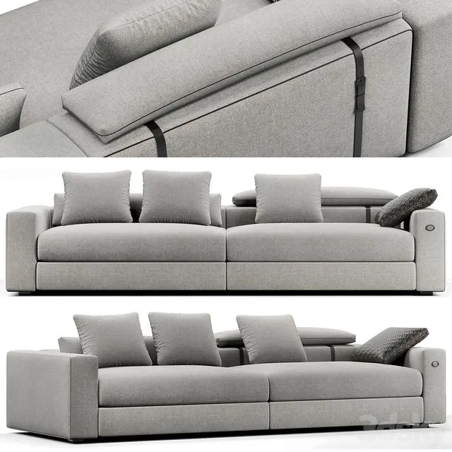 Sofa Fendi Belt Tight 3dsMax Model