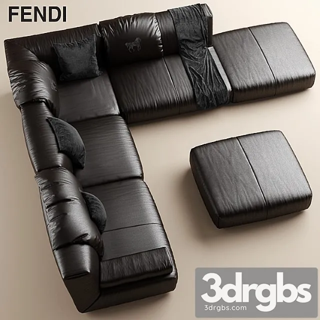 Sofa fendi casa agadir 2 3dsmax Download