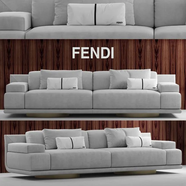 Sofa fendi casa artu sofa 3dsMax Model