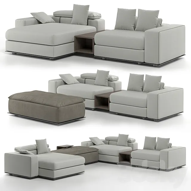 Sofa Fendi Casa Belt Tight 3DS Max Model