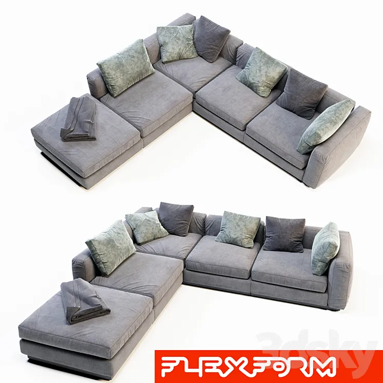 Sofa flexform 3DS Max