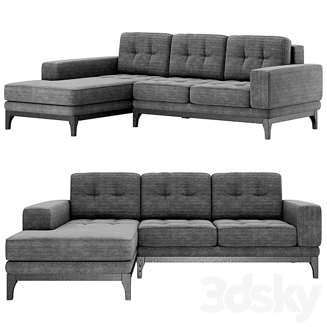 Sofa Foster Dantone 3DS Max Model