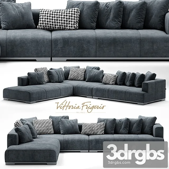 Sofa frigerio salotti attico 2 3dsmax Download