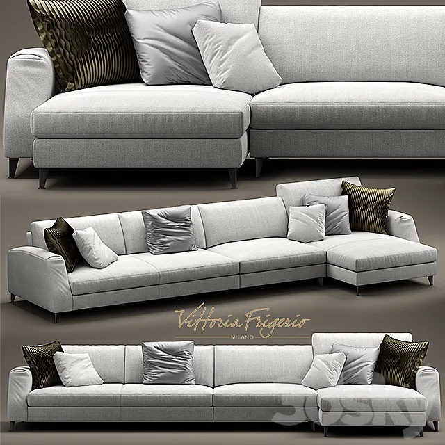 Sofa frigerio salotti DIVANI DAVIS CLASS 3ds Max