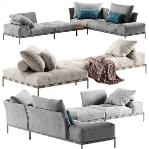 Sofa – Furniture 3D Model – Download – 055