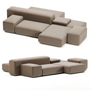 Sofa – Furniture 3D Model – Download – 065