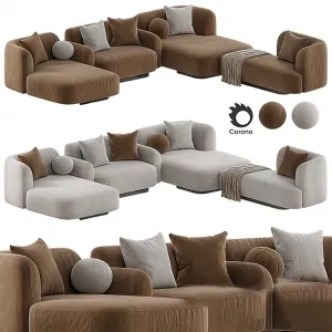 Sofa – Furniture 3D Model – Download – 074