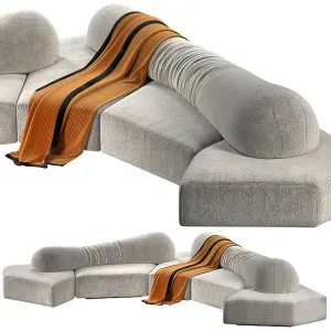 Sofa – Furniture 3D Model – Download – 084