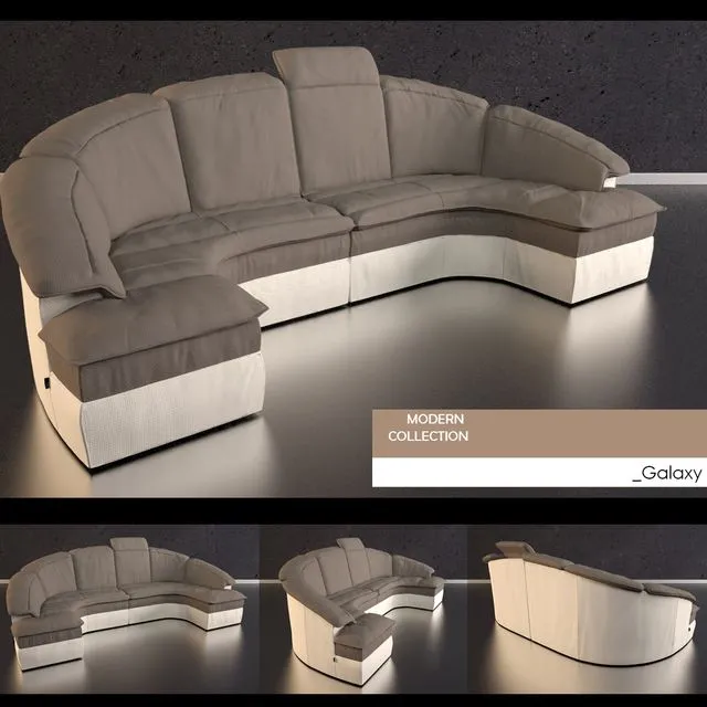 Sofa Galaxy 3dsMax Model