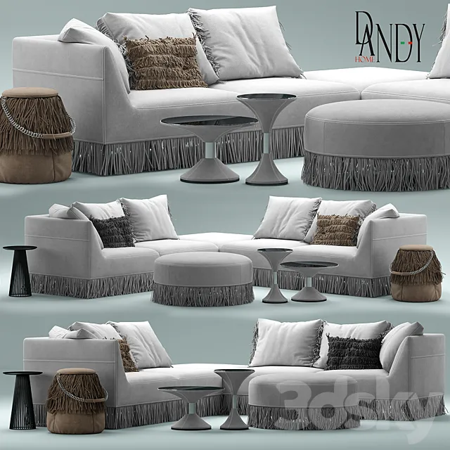 Sofa Gamma Marilyn 3ds Max