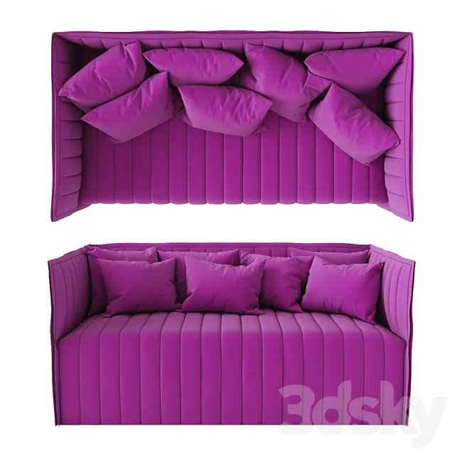 Sofa Gärsnäs kvilt 3ds Max