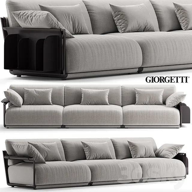 Sofa giorgetti ADAM 3DS Max Model