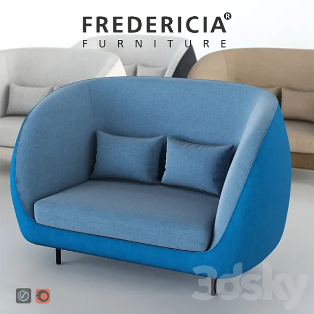 SOFA HAIKU 3DS Max Model