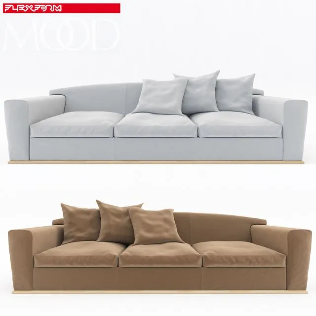 Sofa HILL Flexform 3dsMax Model