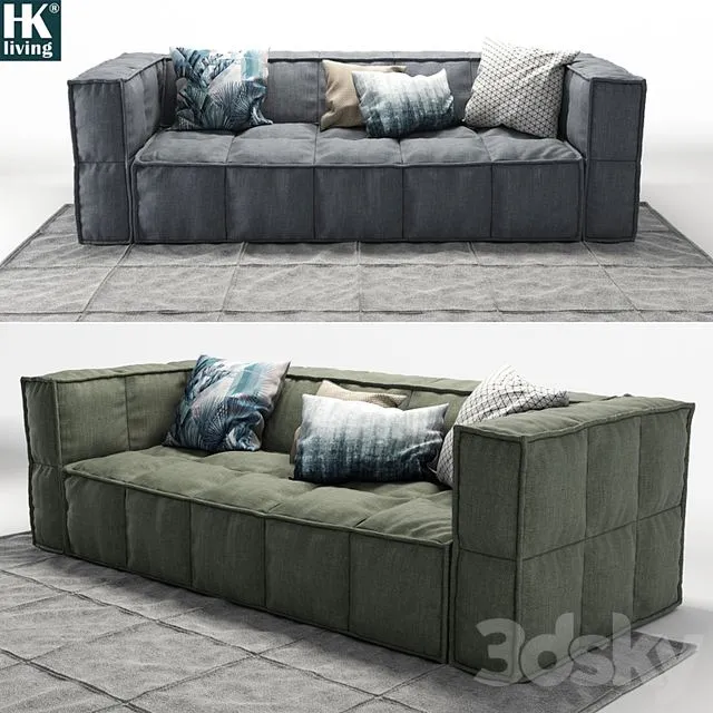 Sofa HK-Living 3dsMax Model