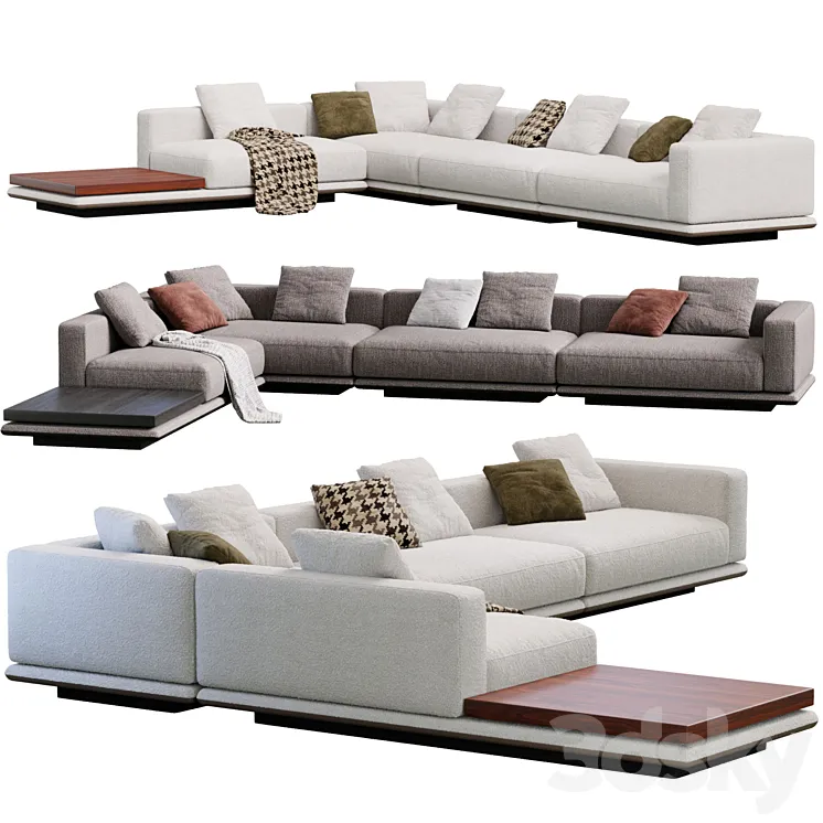 Sofa Horizonte By Minotti 3DS Max Model