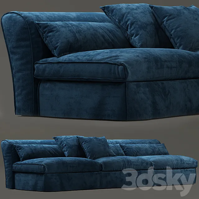 Sofa housse mono baxter 3DS Max Model