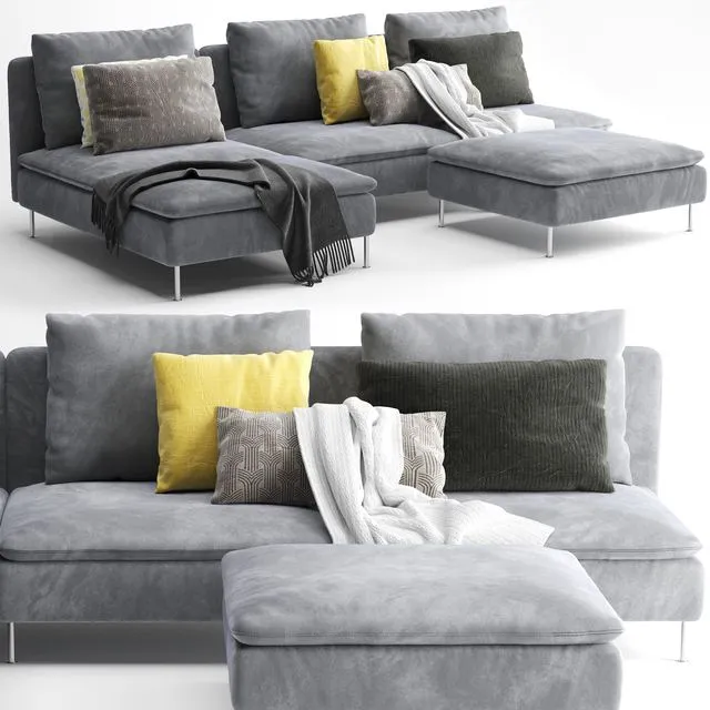 Sofa Ikea Soderhamn 3dsMax Model