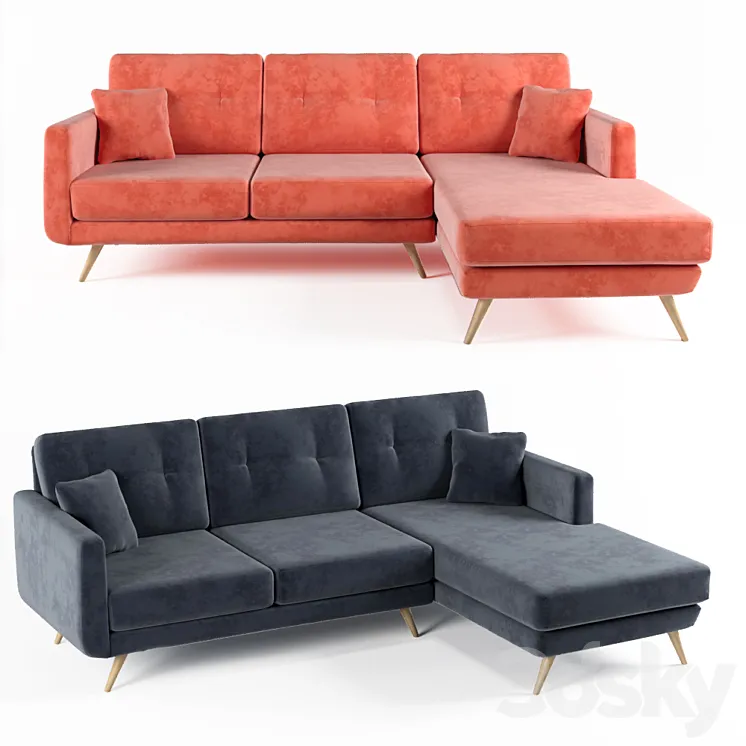 Sofa IKEA \/ Sofa IKEA 3DS Max
