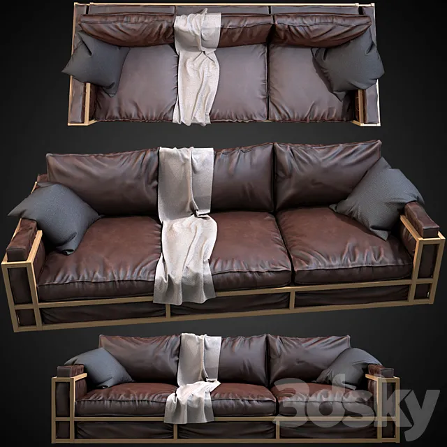 Sofa in the style of Loft 3ds Max