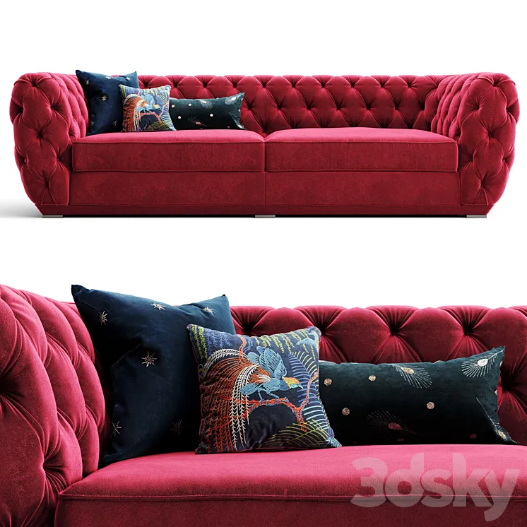 “Sofa King Chesterfild “”the sofa and chair company””” 3DS Max