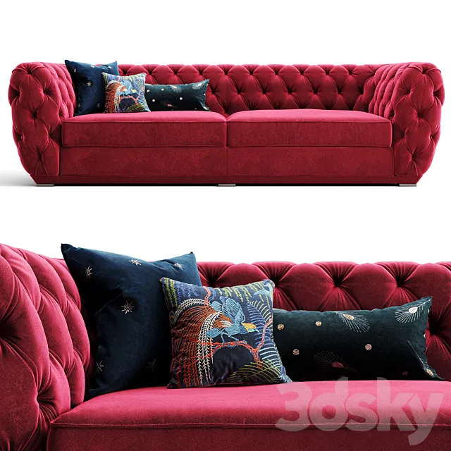 Sofa King Chesterfild “the sofa and chair company” 3DSMax File