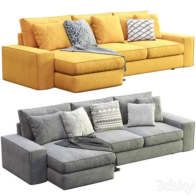 Sofa Kivik By Ikea 3dsMax Model