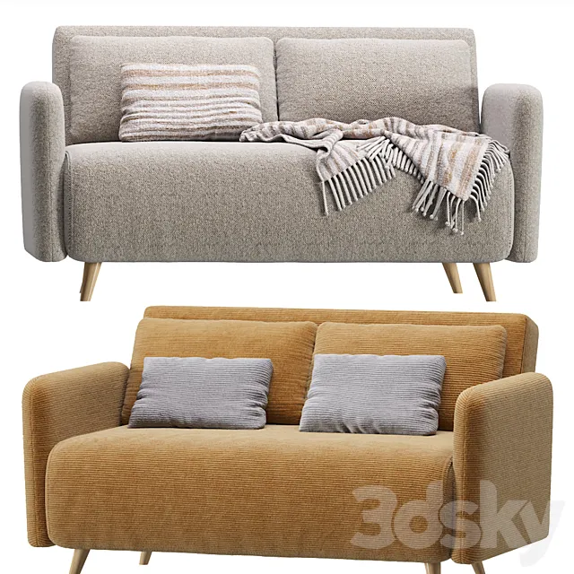 Sofa Kusken Vertical Lavender by Divan.ru _ Sofa Kusken 3ds Max