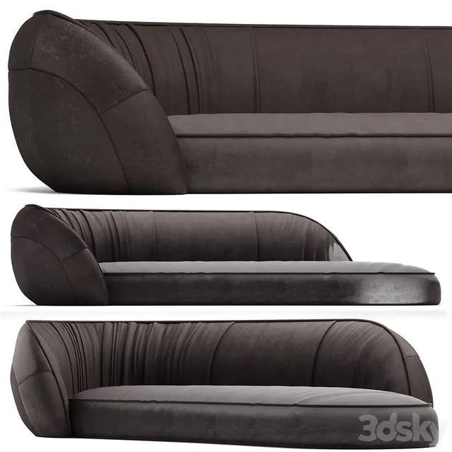 sofa Leon (Baxter) by Draga & Aurel 3dsMax Model