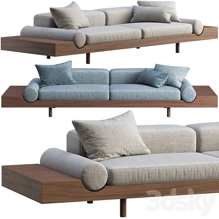 Sofa Living Divani Kasbah 3DS Max Model