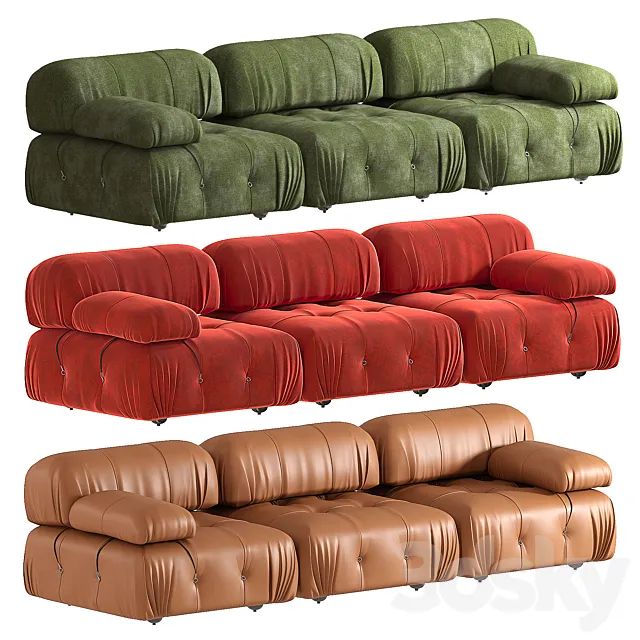 Sofa Mario Bellini Tribute 3DS Max Model