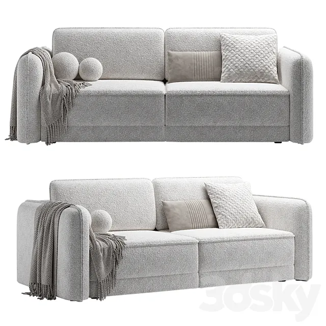 Sofa Marley straight Dantone Home 3DS Max Model