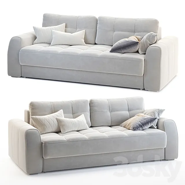 Sofa Mason straight 3ds Max