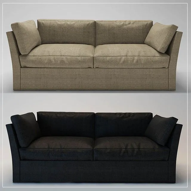Sofa Meridiani QUINN 3dsMax Model