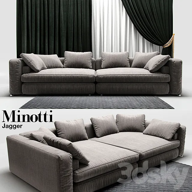 Sofa Minotti Jagger 3DSMax File