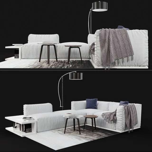 Sofa MisuraEmme Sitin 3dsMax Model