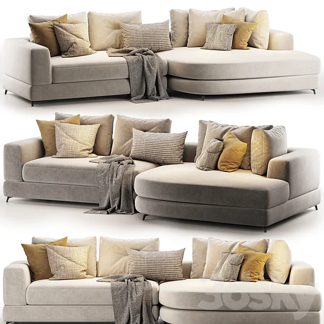 SOFA Moderno RIGHT 3ds Max