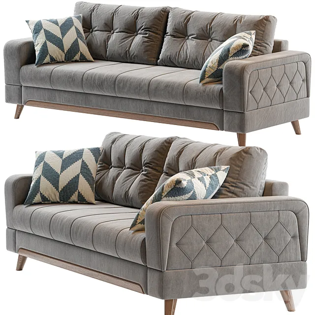 Sofa Monty 156 3ds Max