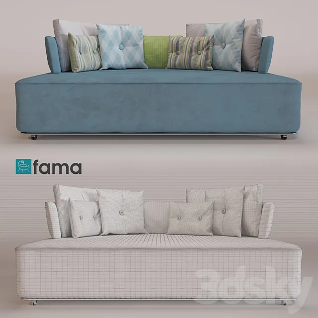 Sofa MyCube by Fama 3DS Max Model