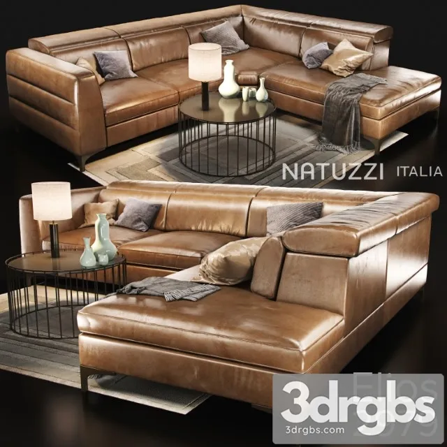 Sofa Natuzzi Elios 2979 Main 3dsmax Download
