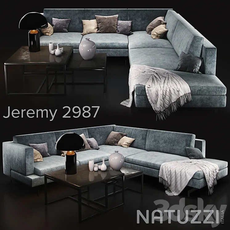 Sofa Natuzzi Jeremy 3DS Max