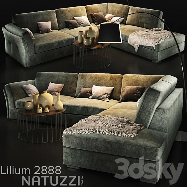 Sofa natuzzi Lilium 3DSMax File