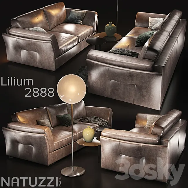 Sofa natuzzi Lilium var 3DSMax File