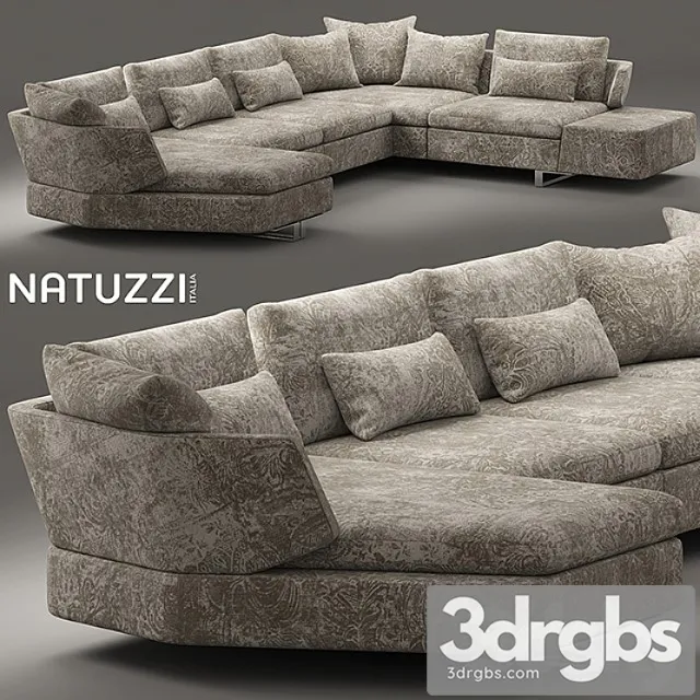 Sofa natuzzi opus 2 3dsmax Download