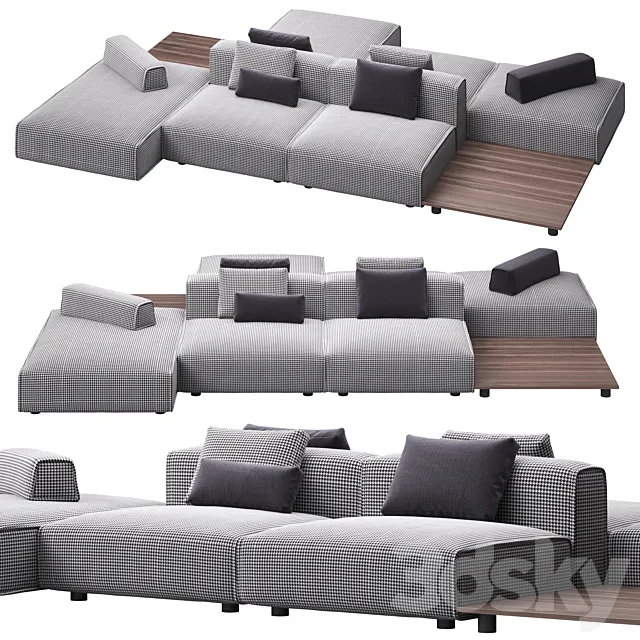 Sofa NIVEAUX2 by LEMA 3ds Max
