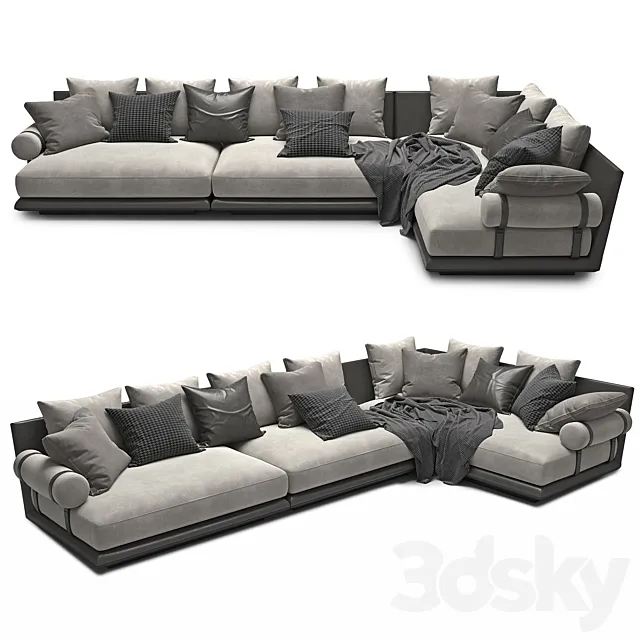 Sofa Noonu B&B Italia 3ds Max