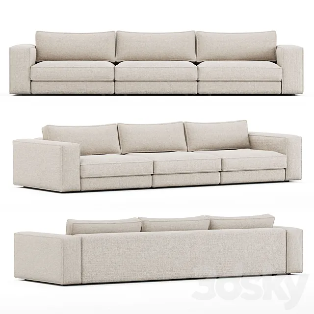 Sofa Noora 3 modules by Bolia 3ds Max