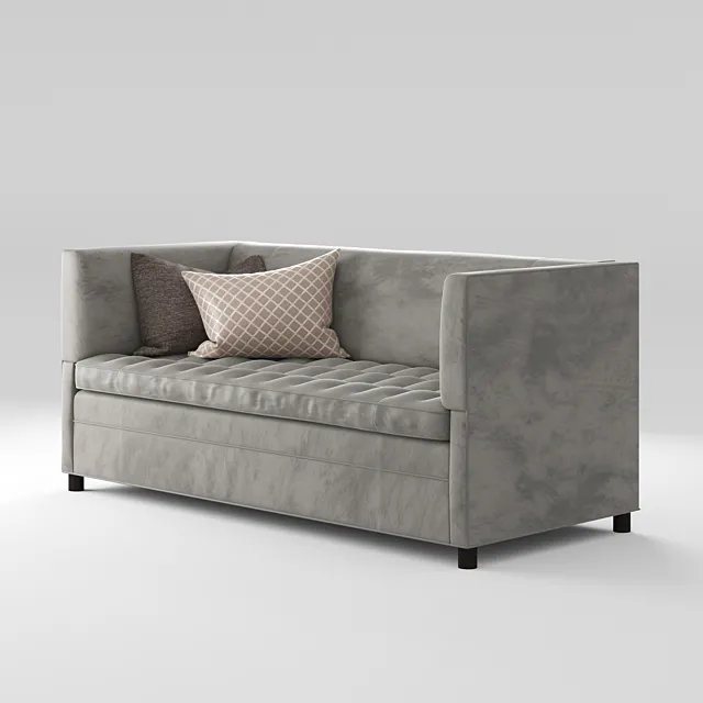 Sofa Old Hickory Tannery Strauss Sofa 3DS Max Model