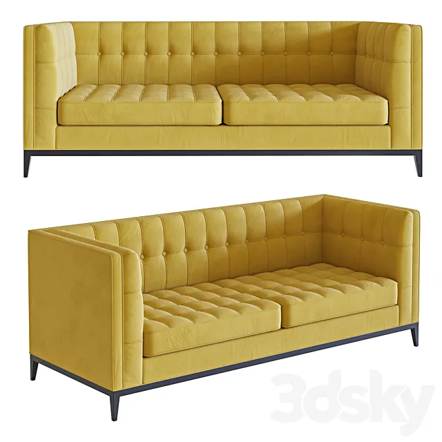 Sofa Palermo triple 3DS Max Model