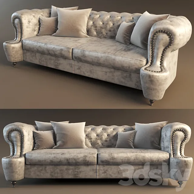 Sofa Pigoli Omero 3DS Max Model